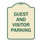 Signmission Guest and Visitor Parking Heavy-Gauge Aluminum Architectural Sign, 24" x 18", TG-1824-23933 A-DES-TG-1824-23933 - alternate 1